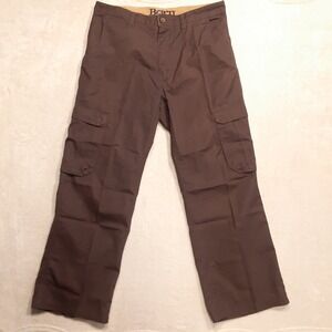 Born Mens Cargo Pants Sz.34x30 Brown/Cotton/Outdoor/Casual/Straight Leg